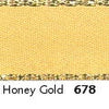 Berisfords Gold Metallic Edge Satin Ribbon. 7mm x 20m. Honey Gold.