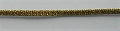 Berisfords Wired Rat Tail. 2mm wide x 20m Roll. Gold.