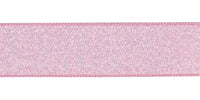 Berisfords Dazzle Ribbon. 3mm wide x 50m Roll. Pink Azalea.