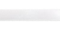 Celebrate Satin Ribbon. 25mm x 4m. White.