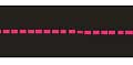 Celebrate Grosgrain Ribbon. 15mm x 4m. Black with Hot Pink Centre.
