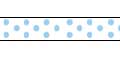 Celebrate Grosgrain with Spots Ribbon. 9mm x 5m. Baby Blue on White.