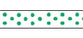 Celebrate Grosgrain with Spots Ribbon. 9mm x 5m. Lime on White.