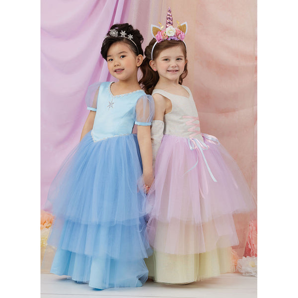 Girls Princess Costumes Simplicity Sewing Pattern 3027. Age 3 to 8y. – Sew  Essential