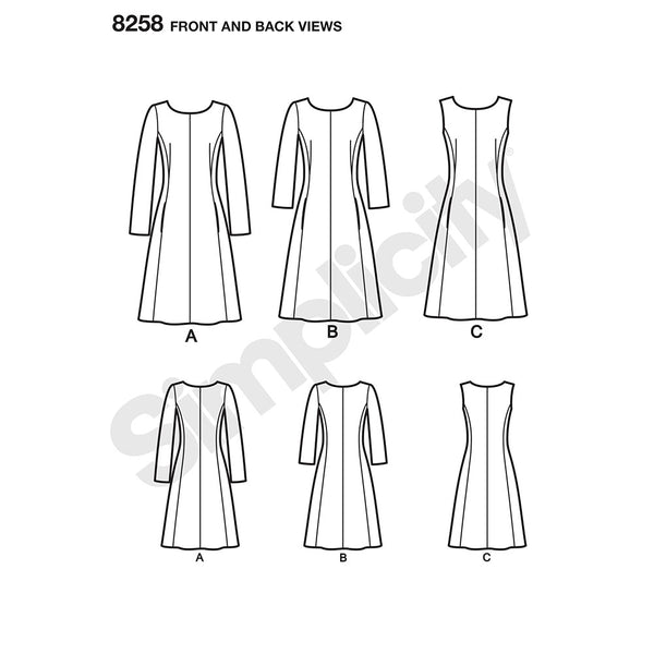 Simplicity Plus Size Dress - 20W - 28W