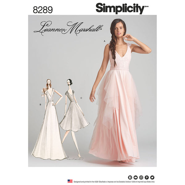Misses Special Occasion Dresses Simplicity Sewing Pattern 8289 – Sew  Essential