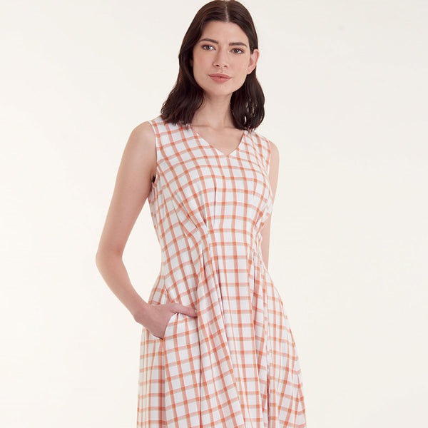Misses Released Pleat Dress Simplicity Sewing Pattern 9134  Sew Essential