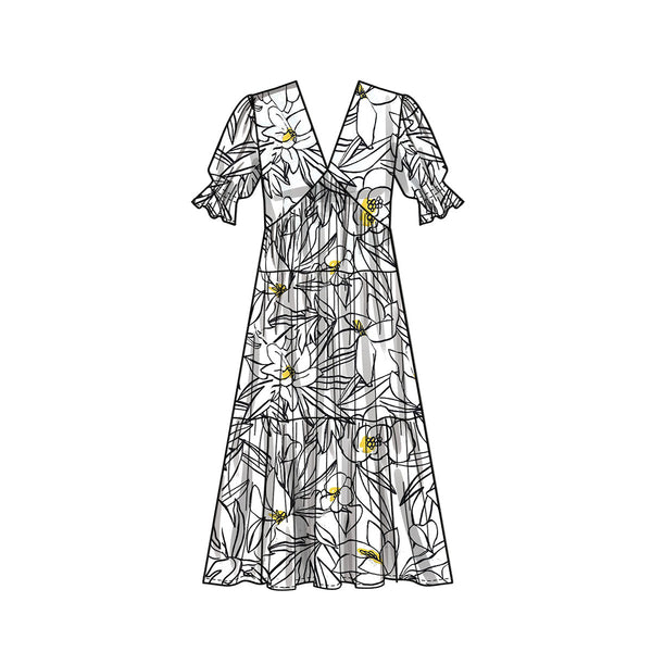 Misses Empire Dress Simplicity Sewing Pattern 9702  Sew Essential