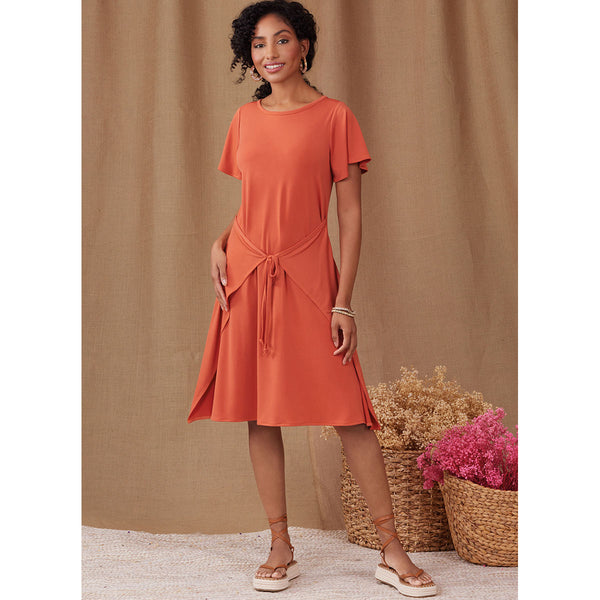Misses Knit Dress Simplicity Sewing Pattern 9947 Size 12-14-16-18-20