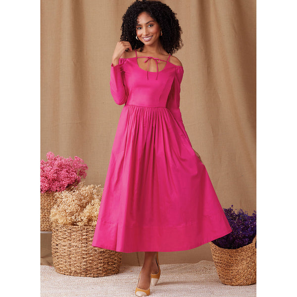 Simplicity S9950 Sewing Pattern Misses' Dress with Sleeve & Length Variations, Paper Simplicity S9950 Sewing Pattern Misses' Dress with Sleeve & Length Variations, Paper