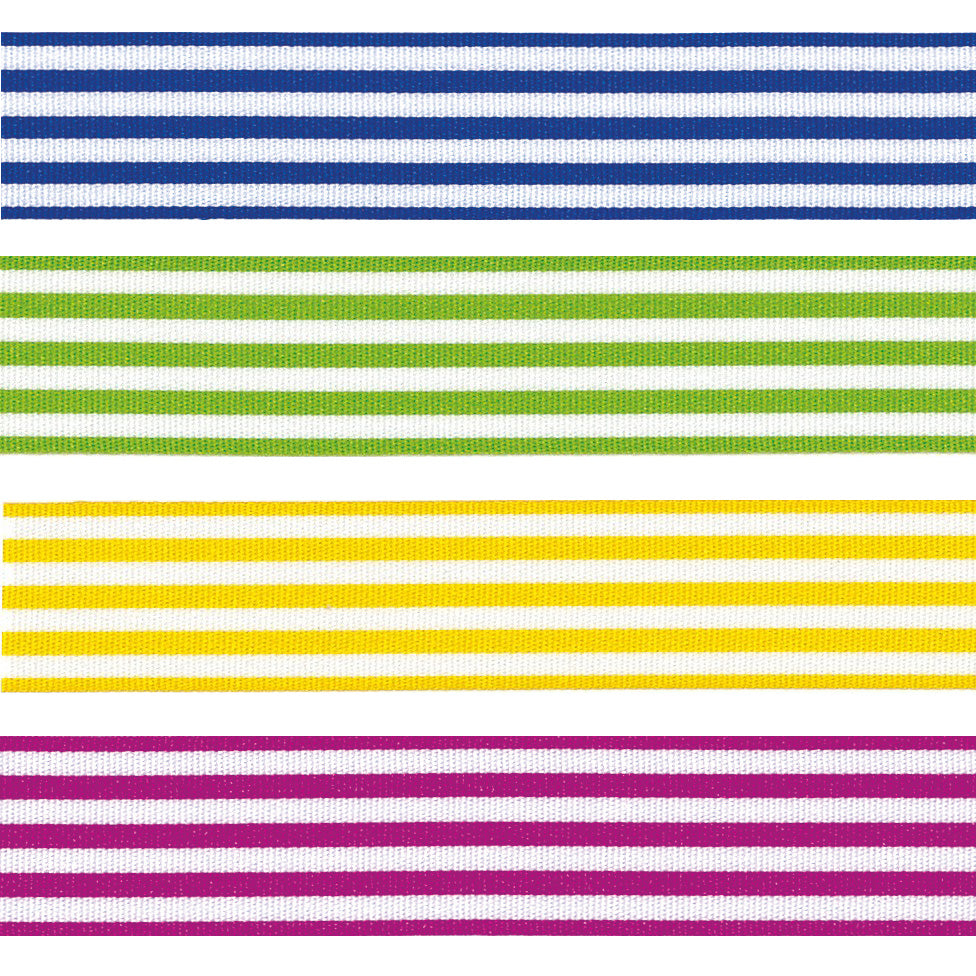 Berisfords Stripes Ribbon. 9mm wide x 25m Rolls. – Sew Essential