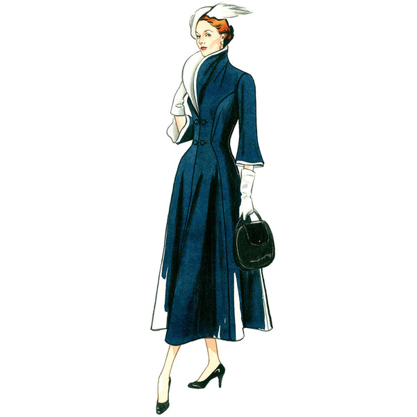 Misses Wide-Collar Fit-and-Flare Dress Vogue Sewing Pattern 1738  Sew  Essential