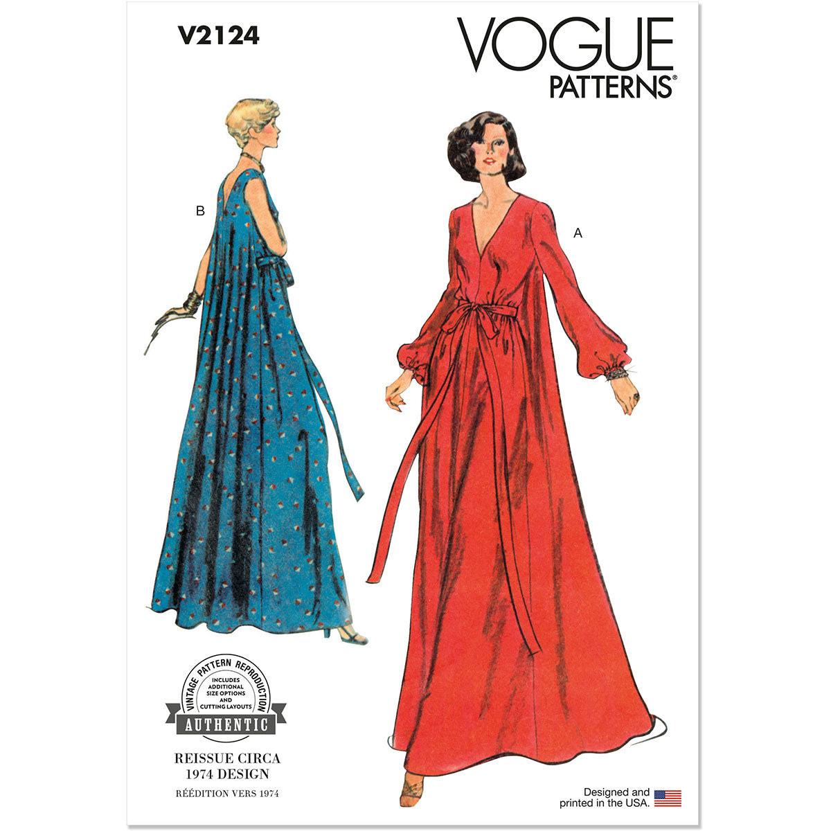 Misses Loungewear Vogue Sewing Pattern 2124 Size 14-16-18-20