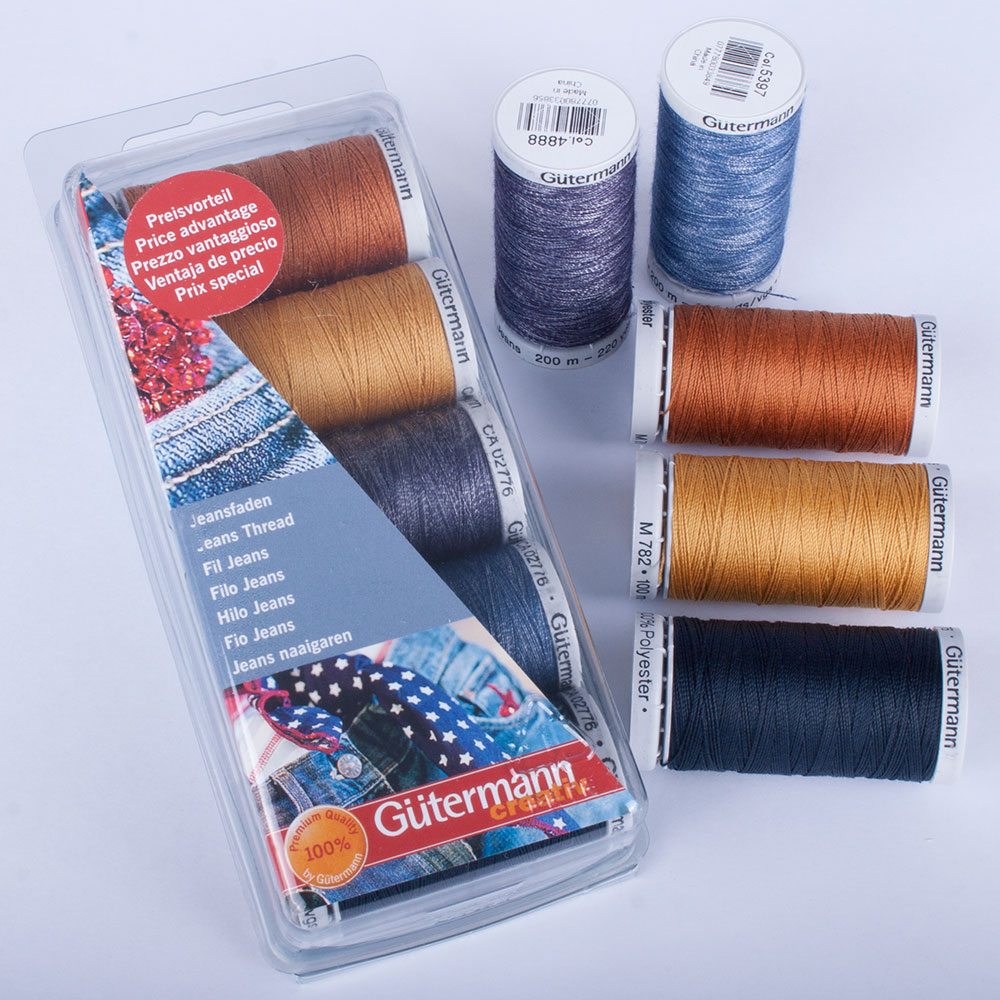 Gutermann Jeans Thread Selection Sew Essential