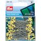 Prym Glass-Headed Pins No. 1 Extra Long Yellow 0.60 x 43mm Qty 20g