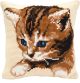 Vervaco Little Kitten Cross Stitch Cushion Kit