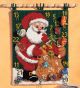 Vervaco Santa Claus Advent Wall Hanging Cross Stitch Kit