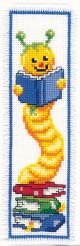 Vervaco Caterpillar Bookmark Counted Cross Stitch Kit