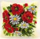 Vervaco Poppies Latch Hook Cushion Kit
