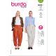 Misses Trousers Burda Sewing Pattern 5703. Size 20-34.