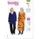 Misses Dress and Tunic Burda Sewing Pattern 5704. Size 20-34.