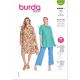 Misses Dress and Tunic Burda Sewing Pattern 5841. Size 20-34.