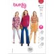 Misses Top Burda Sewing Pattern 5876. Size 8-22.