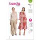 Misses Blouse and Dress Burda Sewing Pattern 5884. Size 8-18.