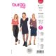 Misses Top and Dress Burda Sewing Pattern 6075. Size 8-18.