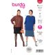 Womens Pullover Burda Sewing Pattern 6093. Size 18-28.