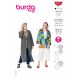 Womens Blouson Jacket Burda Sewing Pattern 6107. Size 18-26.