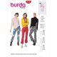 Misses Flared Trousers Burda Sewing Pattern 6152. Size 8-18.