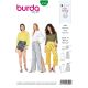 Misses Trousers and Shorts Burda Sewing Pattern 6199. Size 8-18.