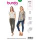 Misses Shirt with V Neck Burda Sewing Pattern 6326. Size 8-18.