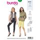 Misses Quilted Jacket Burda Sewing Pattern 6337. Size 8-18.