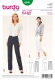 Misses Trousers Burda Sewing Pattern 6681. Size 10-24.