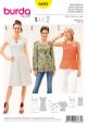Womens Dress and Blouse Burda Sewing Pattern 6685. Size 6-18.