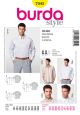 Mens Shirt Burda Sewing Pattern No. 7045. Size 34-50.