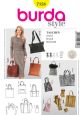 Misses Bags Burda Sewing Pattern No. 7158. One Size.