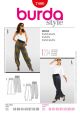 Misses Trousers Burda Sewing Pattern No. 7400. Size 8 to 34.