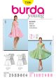 Misses Dress Burda Sewing Pattern No. 7556. Size 6 to 18.