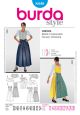 Misses Traditional Costume Burda Sewing Pattern No. 8448. Size 12 to 28.