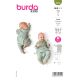 Babies and Toddlers Coordinates Burda Sewing Pattern 9258. Age 1m to 3y.