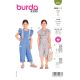 Girls Overalls Burda Sewing Pattern 9265. Age 4 to 11y.