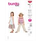 Childrens Top and Dress Burda Sewing Pattern 9280. Age 4 to 10y.
