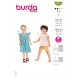Childrens Top and Dress Burda Sewing Pattern 9281. Age 4 to 10y.