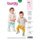 Baby Tops and Trousers Burda Sewing Pattern 9312. Age 1m-18m.
