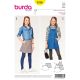Girl and Girl Plus Skirt Burda Sewing Pattern 9356. Age 6 to 13y.