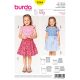Child shirt and Elastic Skirt Burda Sewing Pattern 9364. Age 2 to 7 years.