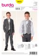Boys Suit Burda Sewing Pattern No. 9433. Age 9 to 15 years.